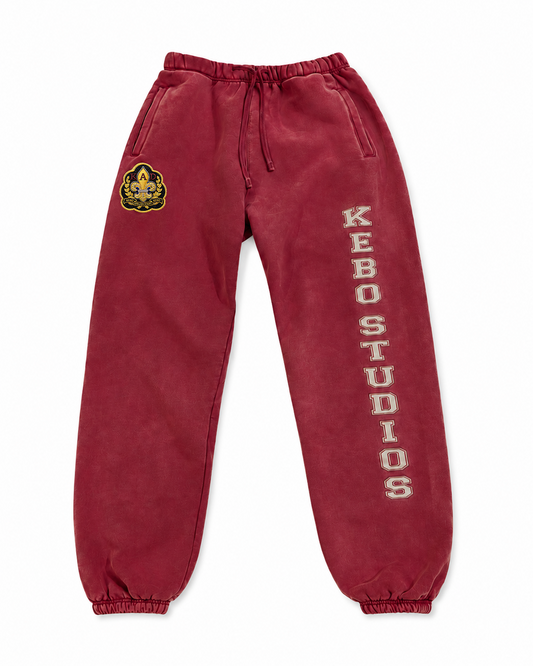 Red Varsity Sweats