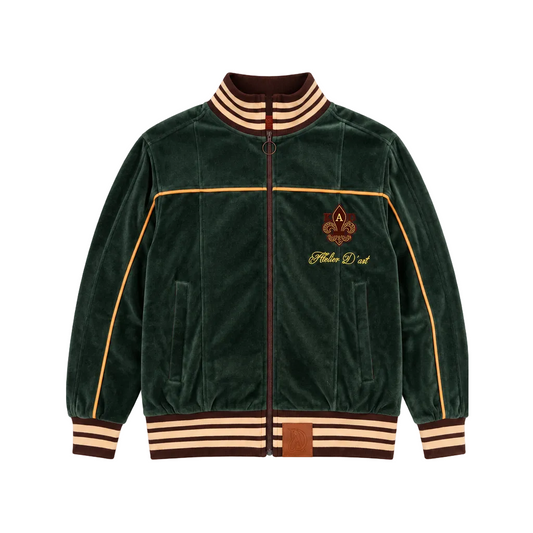 DAY-DATE VELOUR TRACK JACKET